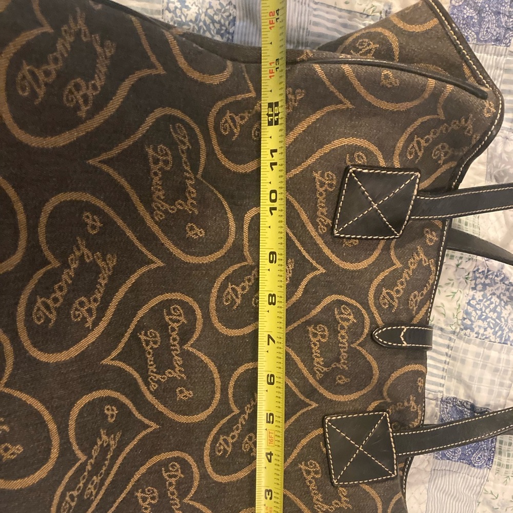 Dooney & Bourke Heart Print Tote Bag - Picture 7 of 10